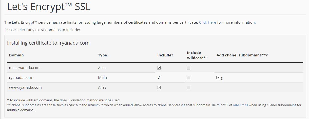 how to install free ssl certificate letsencrypt
